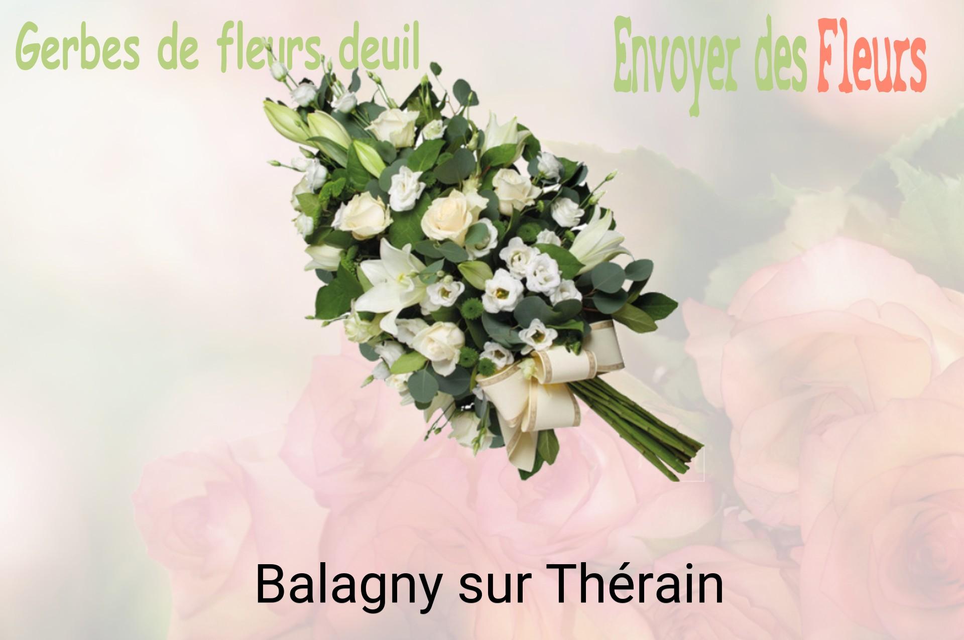 Gerbe de fleurs de deuil livrée à Balagny-sur-Thérain